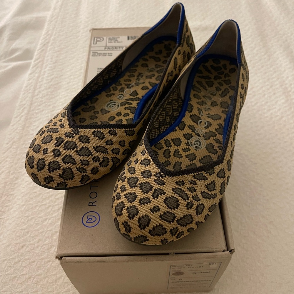 Rothy’s Leopard Print Women's Flats